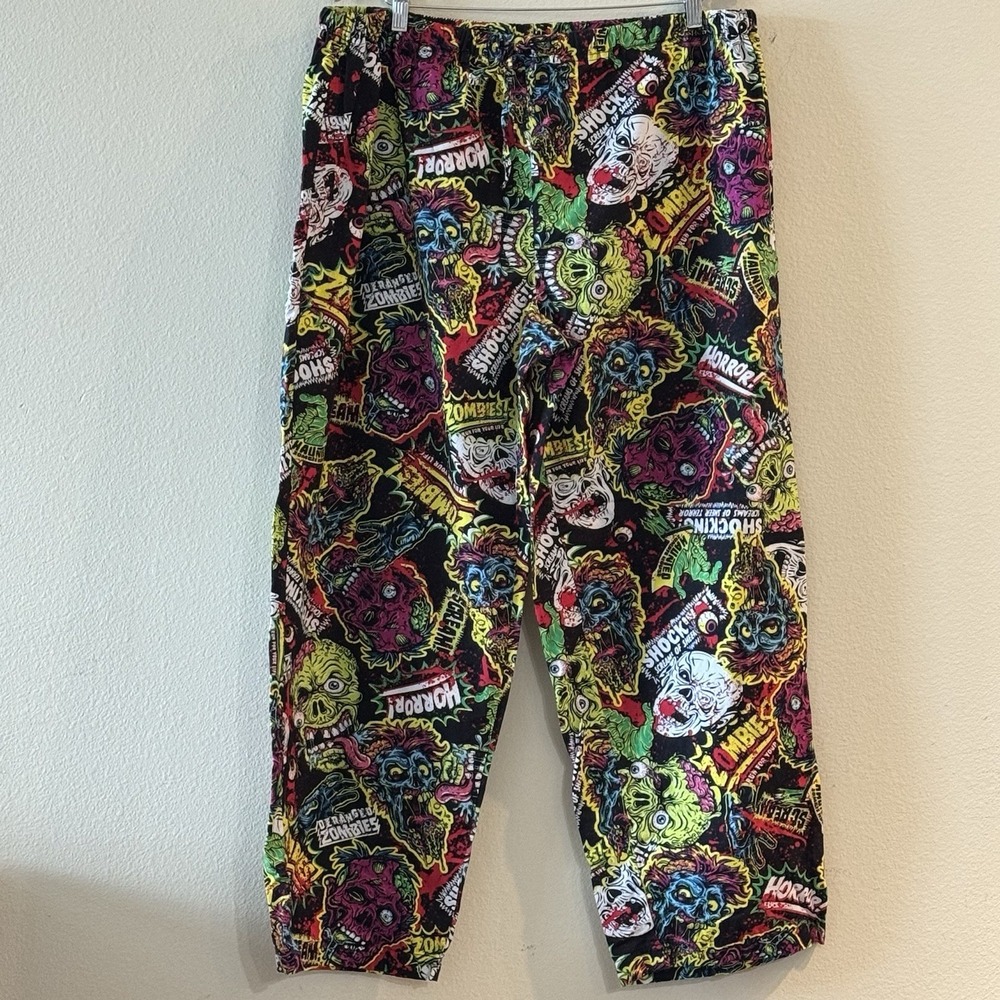 Halloween Zombie Horror Pajama Pants Mens XL 40-42 Costume Comic Sleepwear